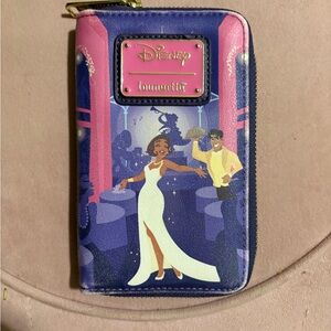 Loungefly Disney Tiana Wallet - Pink and Purple